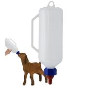 Biberón para Cordero con tetina de Silicona, 1l Botella de alimentación para Animales, Alimentador de Leche con Botella Colgante para Cordero, Fácil de Limpiar
