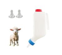 Biberón para corderos, Pack de biberón de cordero 800 ML, Cubo de leche en botella de cordero, Botella de cabra, Botella de bebida colgante