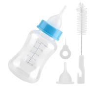Biberón para gatitos | Biberón de lactancia 150 ml para mascotas con tetina | Alimentador anti-asfixia para cachorros, para casa, viajes, vacaciones, noche cría