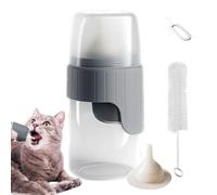 Biberón para gatitos, biberón para cachorros, biberón de alimentación para mascotas, tetina de leche materna simulada, adecuada para gatos y perros, evita la sobrealimentación o el hambre y controla