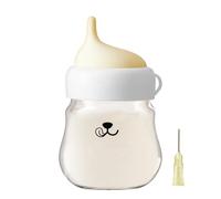Biberón para Gatitos, biberón para Mascotas,Biberón antiasfixia para Animales pequeños, biberón para Lactancia para Mascotas-Alimentador de Leche Ajustable para Gatos, bebés, Gatitos, Cachorros y co
