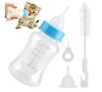 Biberón para gatitos - Juego de biberones con tetina para animales de 150 ml | Alimentador anti-asfixia para cachorros | de uso diario casa viaje noche veterinario apartamento vacaciones Gattile