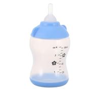 Biberón para Gatos Niño Niña Escala 80ml, Silicona y Plástico | Alimentación Manual para Cachorros y Hurones, Boquillas Reemplazables, Material Apto para Uso Veterinario