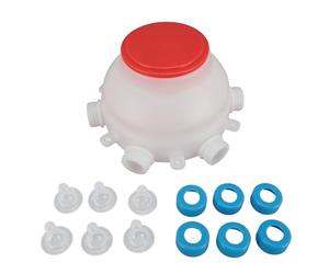 Biberón Redondo para Corderos en PC, Bote de Alimentación para Lechones y Corderos, Fácil de Limpiar, con Boquilla Circular que Imita la Lactancia Natural