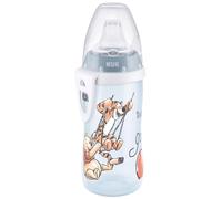 Biberón seguro NUK, anticólicos, con tetina de silicona (DISNEY Winnie the Pooh, 300, Mililitros)