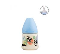 Biberón Suavinex Panda Azul 150 ml Silicona Suavinex