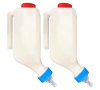 Biberones para Cabras | Biberones para Corderos con Escala,Herramienta De Alimentación para La Cría Colgable Abajo, Suministros para Mascotas para, Oveja, Cachorro Y Animales Pequeños