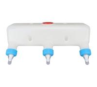 Biberones para Cabras para Alimentar Cabritos|Comedero para Cabras, biberón de 3 litros con 3 tetinas para Alimentar Cabritos, comedero para corderos de plástico y Silicona para lechones, terneros y