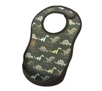 Bibetta Ultrabib - Babero de neopreno, color dinosauros