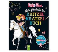 Bibi & Tina - Mein pferdestarkes Kritzel-Kratzel-Buch: Mit Bambus-Stick. Kratzmotive mit tollen Farbeffekten. Für Kinder ab 5 Jahren