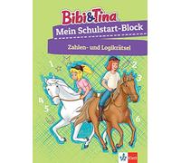 Bibi & Tina: Mein Schulstart-Block Zahlen- und Logikrätsel: Vorschule, ab 5 Jahren