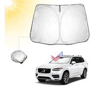 BIBIBO Volvo XC90 Cubierta para Parabrisas Delantero Compatible con Volvo XC90 SUV 2016-2024, protección Solar para Parabrisas Delantero del Coche, Plegable, protección contra Rayos UV