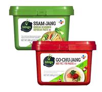 Bibigo - Gochujang y Ssamjang 500g/ud. (Pack de 2) Pastas de Chile y Soja Coreanas.
