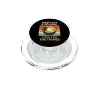 Bibimbap First I Eat Bibimbap Then I Do The Things Bibimbap Vintage PopSockets PopGrip para MagSafe