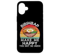 Bibimbap Vintage Hake Me Happy, no Eres Tan Amante de la Comida Carcasa para iPhone 16 Plus