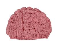BIBITIME Gorro Unisex Hecho a Mano de Punto para Halloween, Rosa, Made to fit Average Adult
