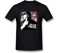bibizan Brand Clothes Summer Printing Machine Men Popular Sean Price Unisex 100% Cotton Short-Sleeve T-Shirts Black M