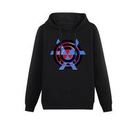 bibizan Chvrches The Bones of What You Believe Hoody Unisex Ptinted Hoodies Long Sleeve Men's Hooded with Pocket Black L