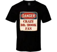 bibizan Crazy Dr. Hook Fan Music Artist Vintage Sign Unisex 100% Cotton Short-Sleeve T-Shirts Black S