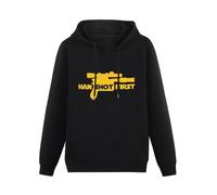 bibizan Han Shot First Hoody Unisex Ptinted Hoodies Long Sleeve Men's Hooded with Pocket Black XL