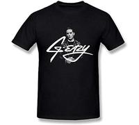 bibizan Men's G Eazy Logo Unisex 100% Cotton Short-Sleeve T-Shirts Black XL