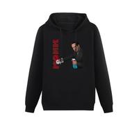 bibizan Monk American Comedy Drama TV Detective Adrian Monk Hoody Unisex Long Sleeve Hooded with Pocket Black XXXL