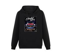 bibizan Stephen King Christine Retro Movie Poster Hoody Unisex Long Sleeve Hooded with Pocket Black XXL