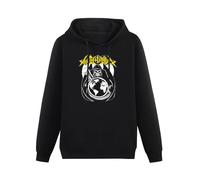 bibizan Toxic Holocaust Reaper Hoody Unisex Ptinted Hoodies Long Sleeve Men's Hooded with Pocket Black XL
