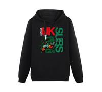 bibizan UK Subs Warhead Hoody Unisex Ptinted Hoodies Long Sleeve Men's Hooded with Pocket Black L