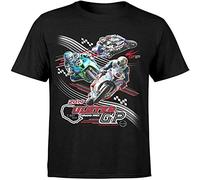 bibizan Ulster GP 19Ugp 700At Unisex 100% Cotton Short-Sleeve T-Shirts Black L