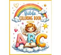 Bible ABC Coloring Book for Kids: A to Z Christian Alphabet Coloring Pages with Simple Bible Objects and Symbols for Toddlers and Preschoolers