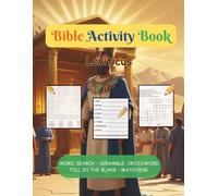 Bible Activity Book - Leviticus: WordSearch, CrossWord, Scramble, Fill-in-the-blank, Matching Bible Puzzle, Genesis |Easy to Read Print| 8.5x11 ... … Fun for Beginners, Family, & Sunday School.