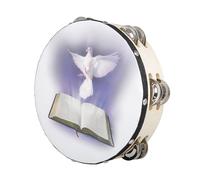 Bible Bells Drum Handheld Panderina Freestyles Campanas Manos Instrumento Percusión Musical Para Niños Family Farty Child