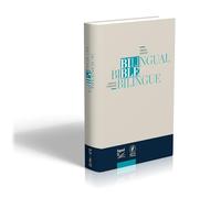Bible bilingue: couverture rigide, toile imprimée motifs
