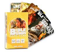 bible bumps : Edición ligera, juego de cartas basado en la Biblia, 2 modos de juego, 42 personajes, resumen de personajes en profundidad, funcionalidad de mazo cruzado, juego inmersivo