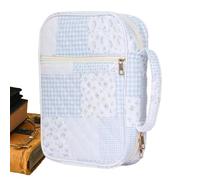 Bible Case - protectora de algodón de 11,4 pulgadas | Organizador de gran capacidad reutilizable con asa, estuches de suministros de estudio para adultos de abuela, amantes de la familia y mamá