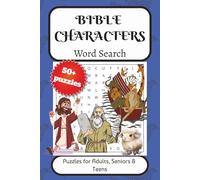 Bible Characters Word Search Book: Word searches with Easy to read print about Biblical characters, bible figures, Jesus and more | 6x9 inches, 110 ... Gift for vacations, Holidays and downtime