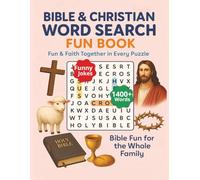Bible & Christian Word Search Puzzle Book: Large Print Word Search about Jesus, Faith, Worship and Many More. A great gift for anyone who loves a brain challenge. 8.5x11 inches.