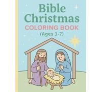 Bible Christmas Coloring Book (Ages 3-7)