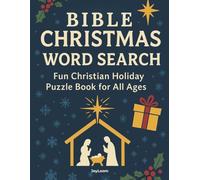 BIBLE CHRISTMAS WORD SEARCH: Fun Christian Holiday Puzzle Book for All Ages (Puzzle Quest Collection)