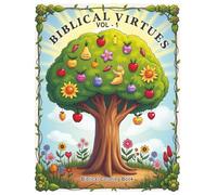 Bible Coloring Biblical Virtues of the Bible Vol.1, Bible Stories, Coloring Book, Biblical Coloring Book: Bible illustrations, Disciples of Jesus ... book, Sunday school Activity Book, Noah's Ark