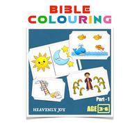 Bible Coloring Book for Kids Ages 3-6: Fun & Easy Christian Coloring Pages with Bible Stories | Noah’s Ark, Creation, Adam & Eve, Rainbow & More | Preschool Activity Book for Toddlers