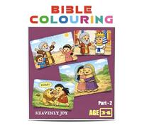 Bible Coloring Book for Kids Ages 3-6 Part 2: 24 Bible Story Coloring Pages with Color Guides | Moses, Joshua, Ruth, Samuel & More | Christian Activity Book for Toddlers and Preschoolers