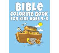 Bible Coloring Book for Kids Ages 4-8: 35 Fun Old & New Testament Scenes to Color
