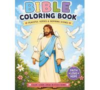 Bible Coloring Book for Kids: Peaceful verses and Inspiring Coloring Scenes