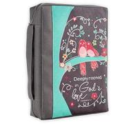 Bible Cover Poly Canvas God's Love Ephesians 3: 17 Medium