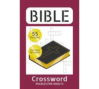 Bible Crossword Books: Crossword for Christian Faith, Love and Hope | Inspirational Puzzles with Bible Verses to Deepen Your Spiritual Journey