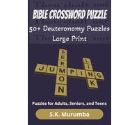 Bible Crossword Puzzle 50+ Deuteronomy Puzzles Large Print: Crossword Puzzles with Easy to Read Print From Deuteronomy| 6 x 9 Inches, 120 pages| 50+ Puzzles| Gift for Family, Friends, and Relaxation
