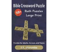 Bible Crossword Puzzle 50+ Ruth Puzzles: Puzzles for Adults, Seniors and Teens