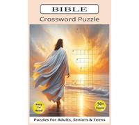 Bible Crossword Puzzle: Bible Crossword Puzzle Book: Crossword Puzzles With Easy To Read Print About Jesus, God, Scripture, Hope And More | 6x9, 110 ... Holidays, Free Time And Bible Lovers